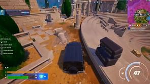 Darth Vader drives recklessly through walls and snipes Peely to secure a Fortnite Victory Royale, community left amused
