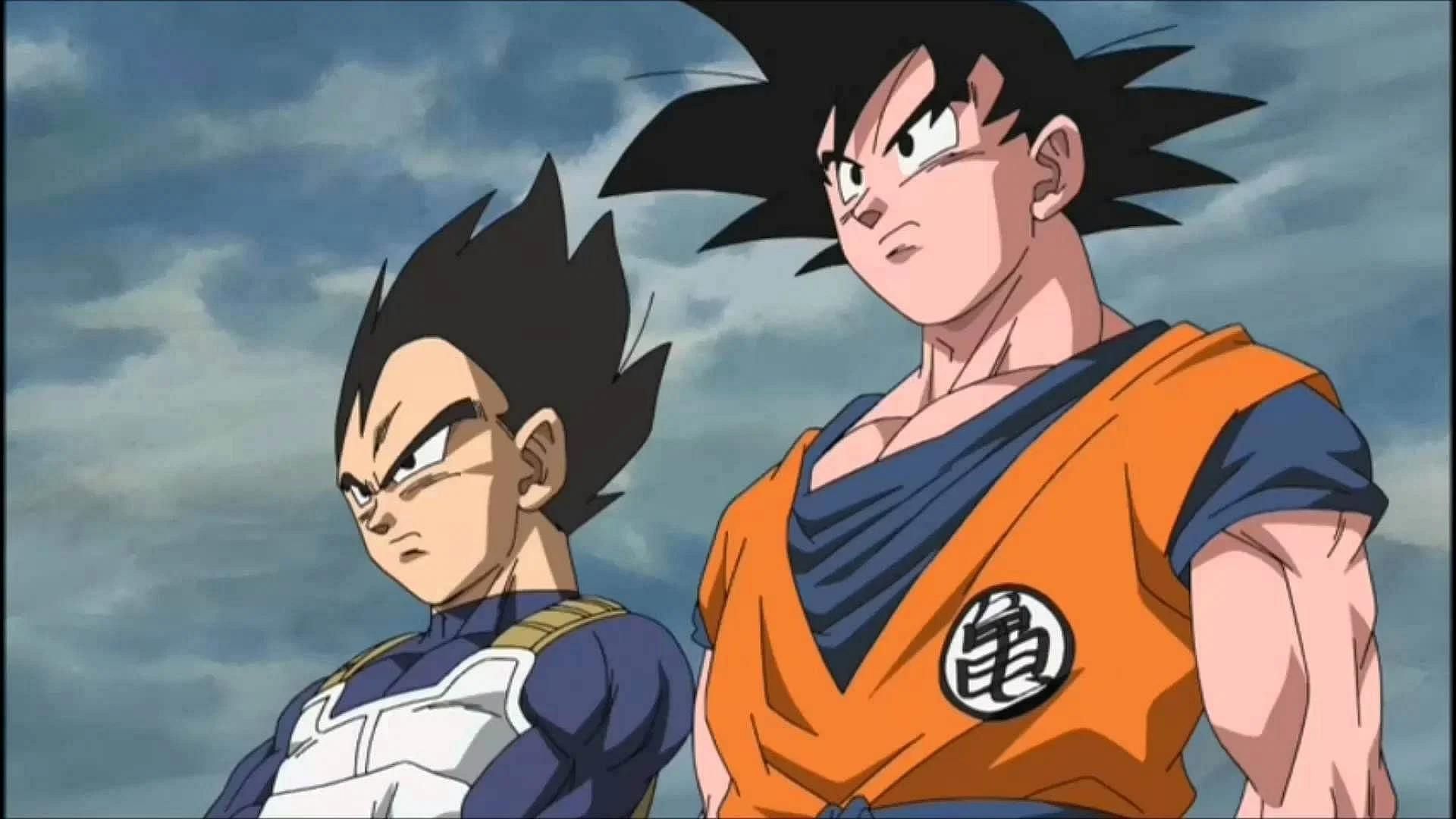Goku and Vegeta (Image via Toei)