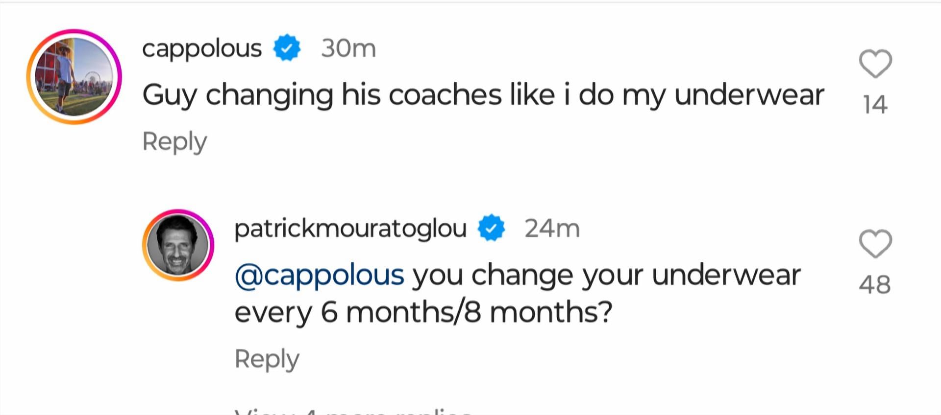 Mouratoglou&#039;s comment