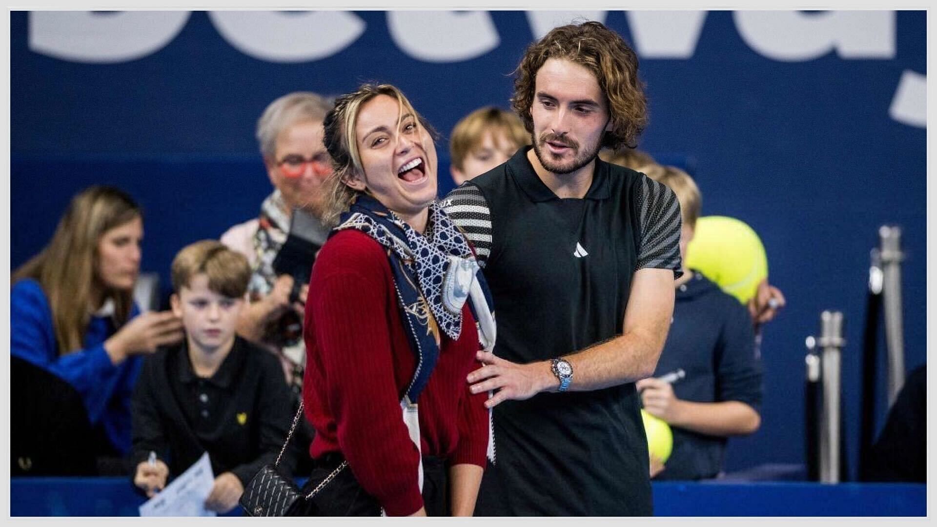 Stefanos Tsitsipas attended girlfriend Paula Badosa