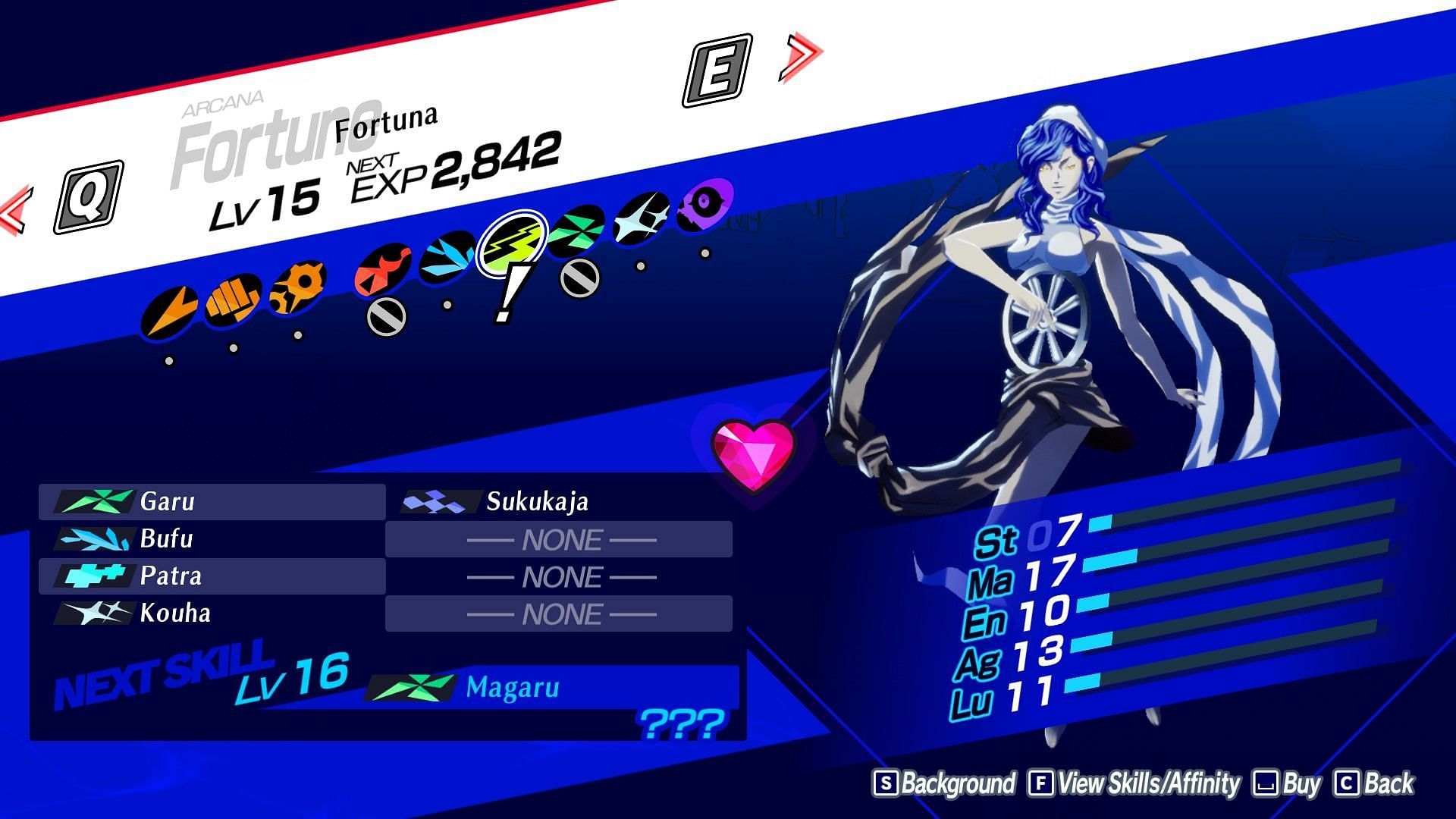 Fortuna is another great early game Persona in Persona 3 Reload (Image via Atlus)