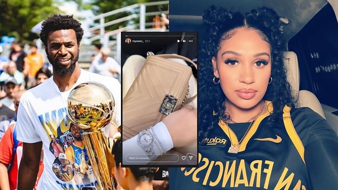 Andrew Wiggins' girlfriend Mychal Johnson flaunts $18,000 watch and $7,000 bag