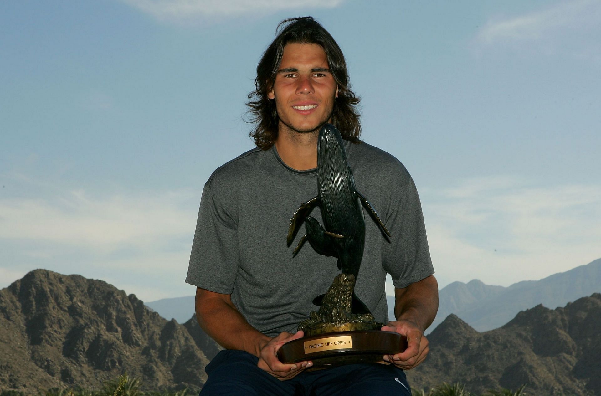 Rafael Nadal at the 2007 Indian Wells Masters.