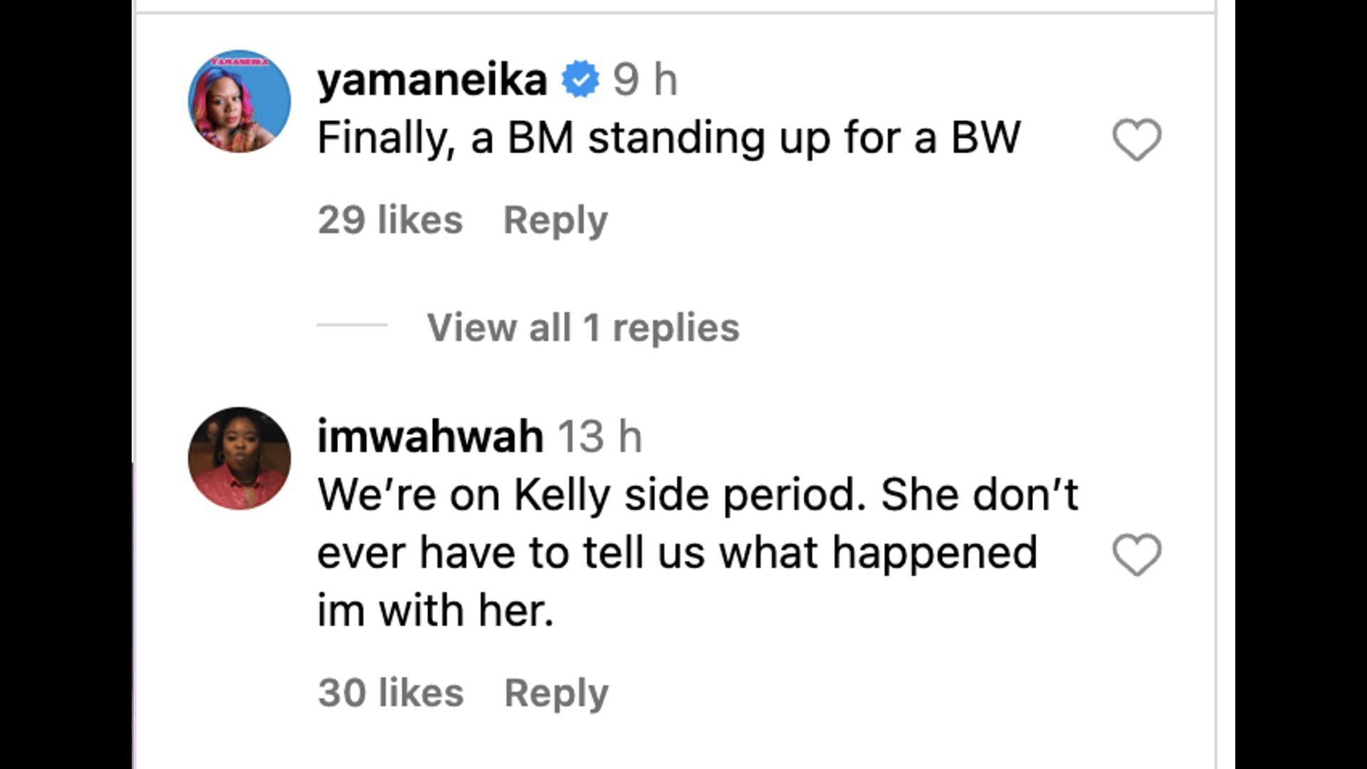 Social media users praise Marlom as he jumps in support of Kelly after the alleged Today show fiasco. (Image via @TheShadeRoom/ Instagram)