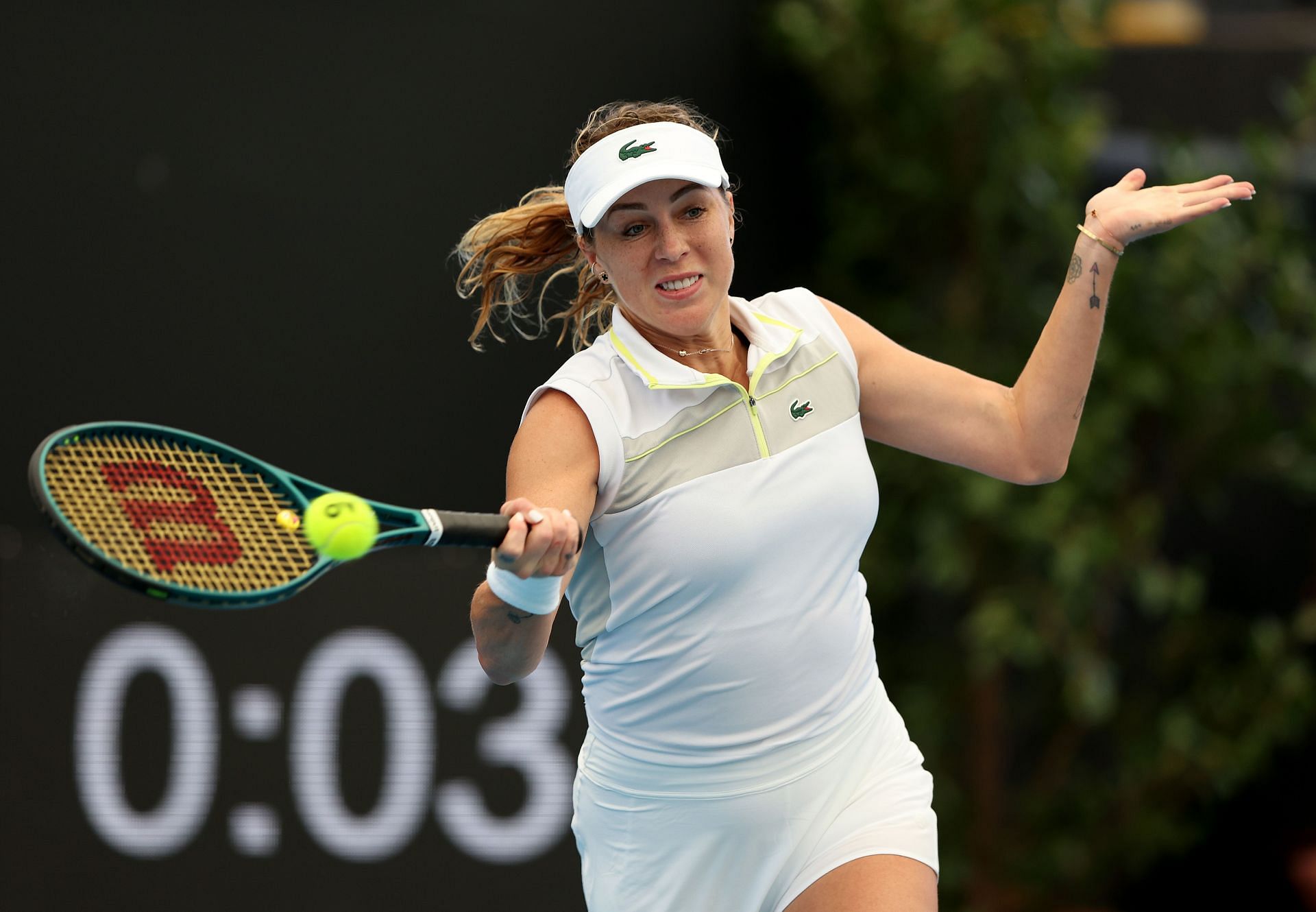 Anastasia Pavlyuchenkova at the 2024 Adelaide International - Getty Images