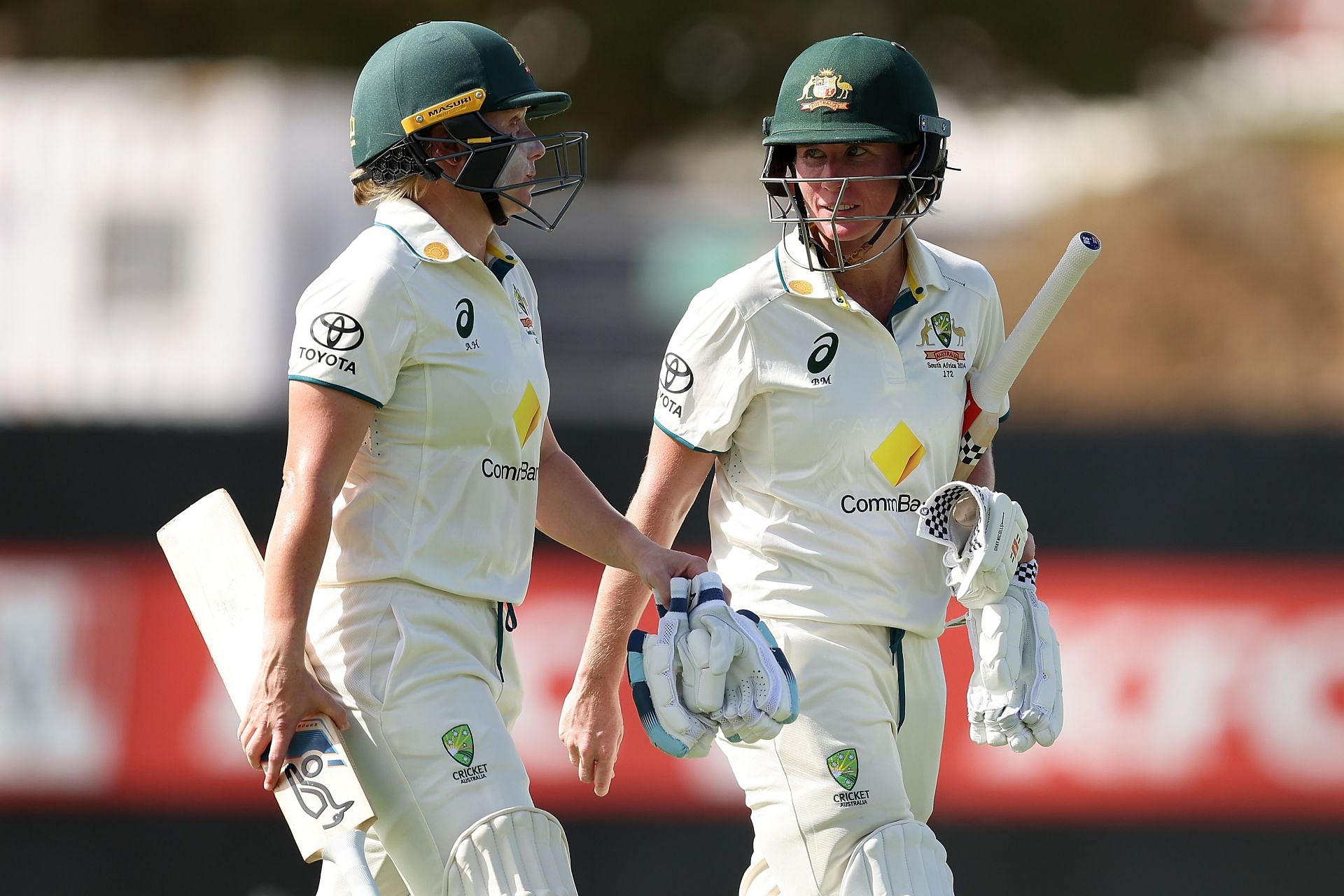 Alyssa Healy and Beth Mooney started to put Australia in front. (Credits: Getty)