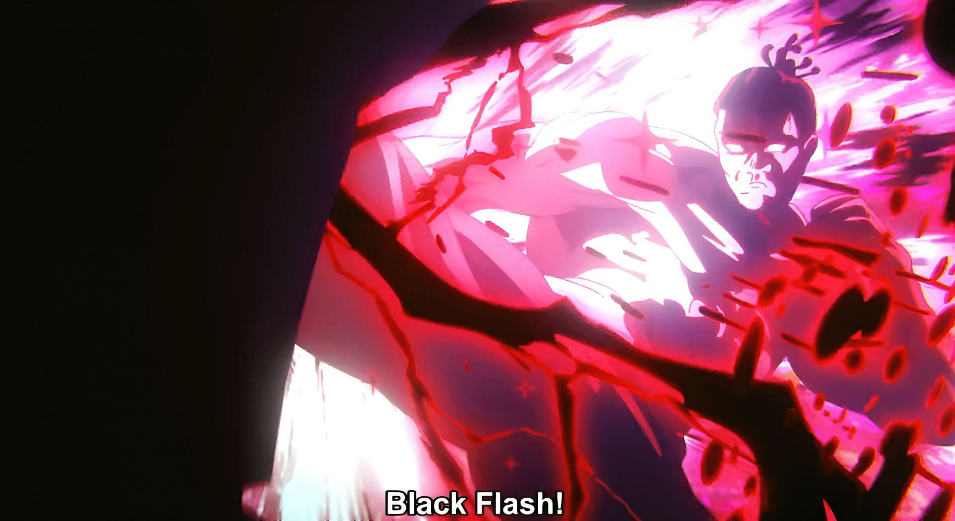 Black Flash as seen in the anime (Image via MAPPA)