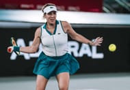 Anastasia Pavlyuchenkova at the 2024 Linz Open.