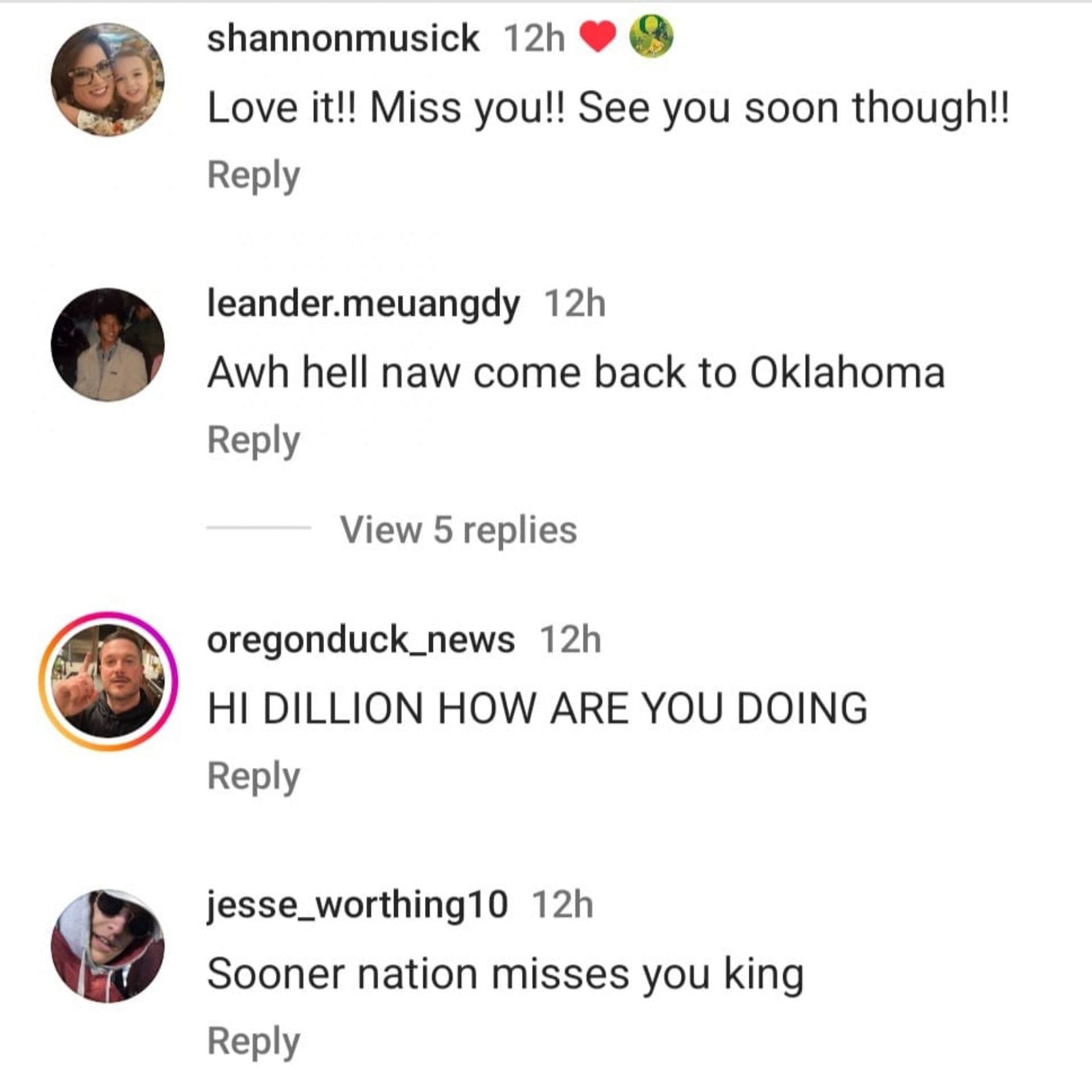 Fans want Gabriel back in Oklahoma.