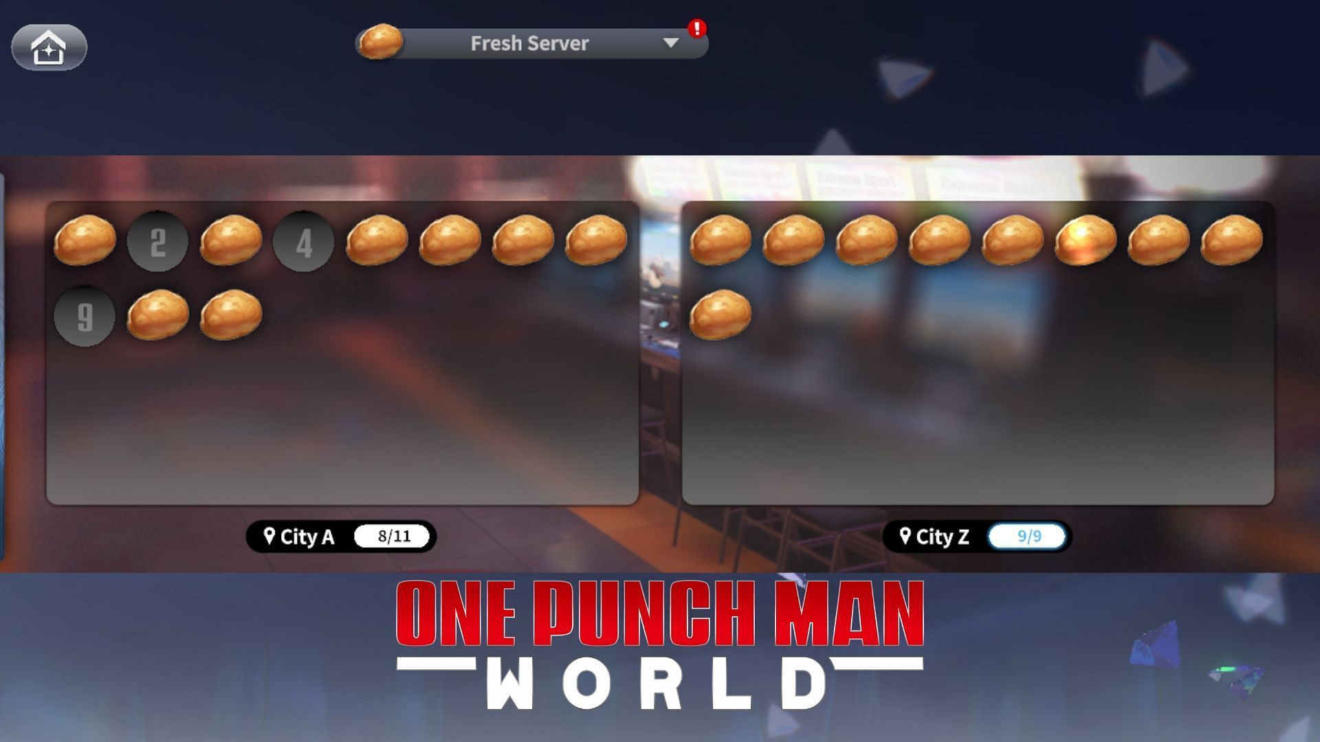 One Punch Man World Fresh Server locations