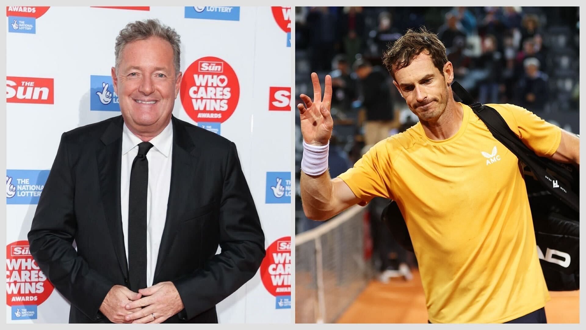 Andy Murray turned sarcastic towards Piers Morgan after Mikel Arteta criticism