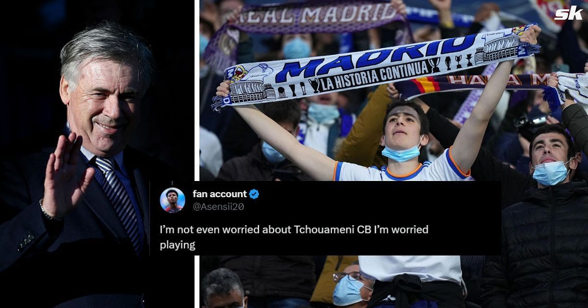 Real Madrid fans make their feelings known as Nacho Fernandez starts.