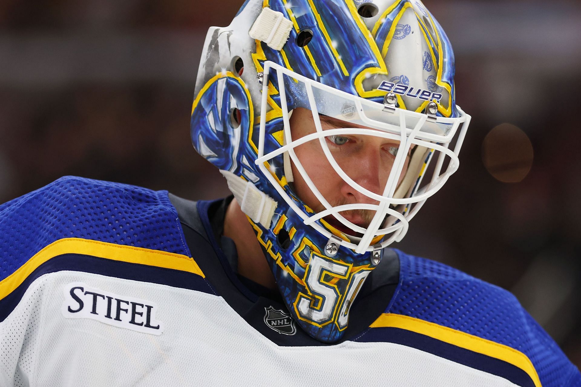 Jordan Binnington will most likely start for the St. Louis Blues.