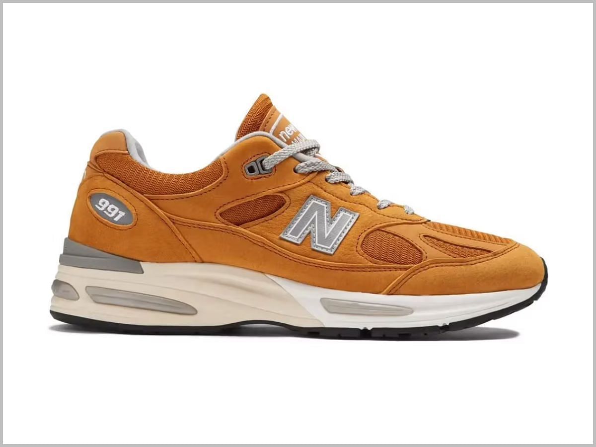 New Balance 991v2 Made in UK &ldquo;Brown&rdquo; sneakers (Image via New Balance)