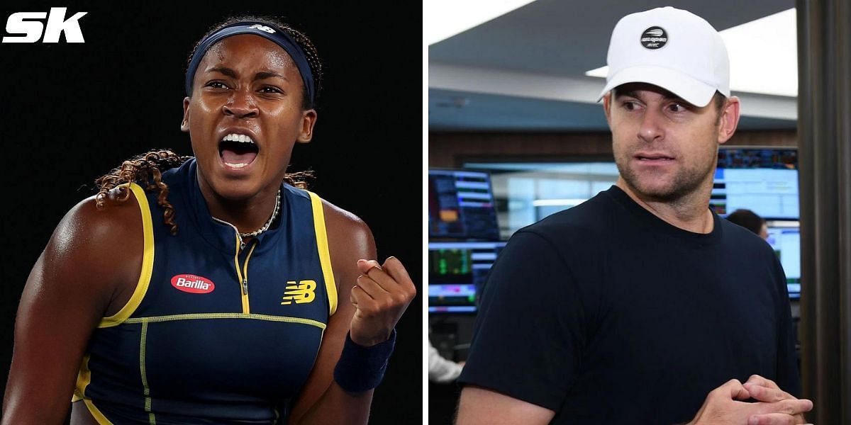 Coco Gauff received help on her first serve from Andy Roddick