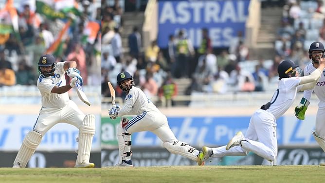 [Watch] England roar back into the game with Rohit Sharma and Rajat Patidar's dismissals in quick succession during 4th IND vs ENG Test