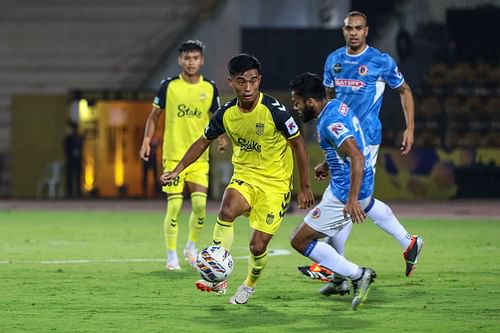 Lalchhanhima Sailo in action for Hyderabad FC. (Hyd FC)