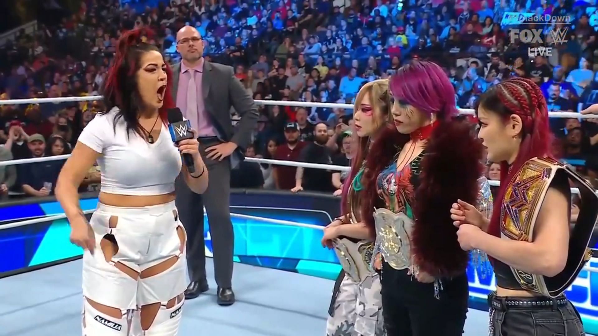 Bayley and Damage CTRL on SmackDown (via WWE on FOX