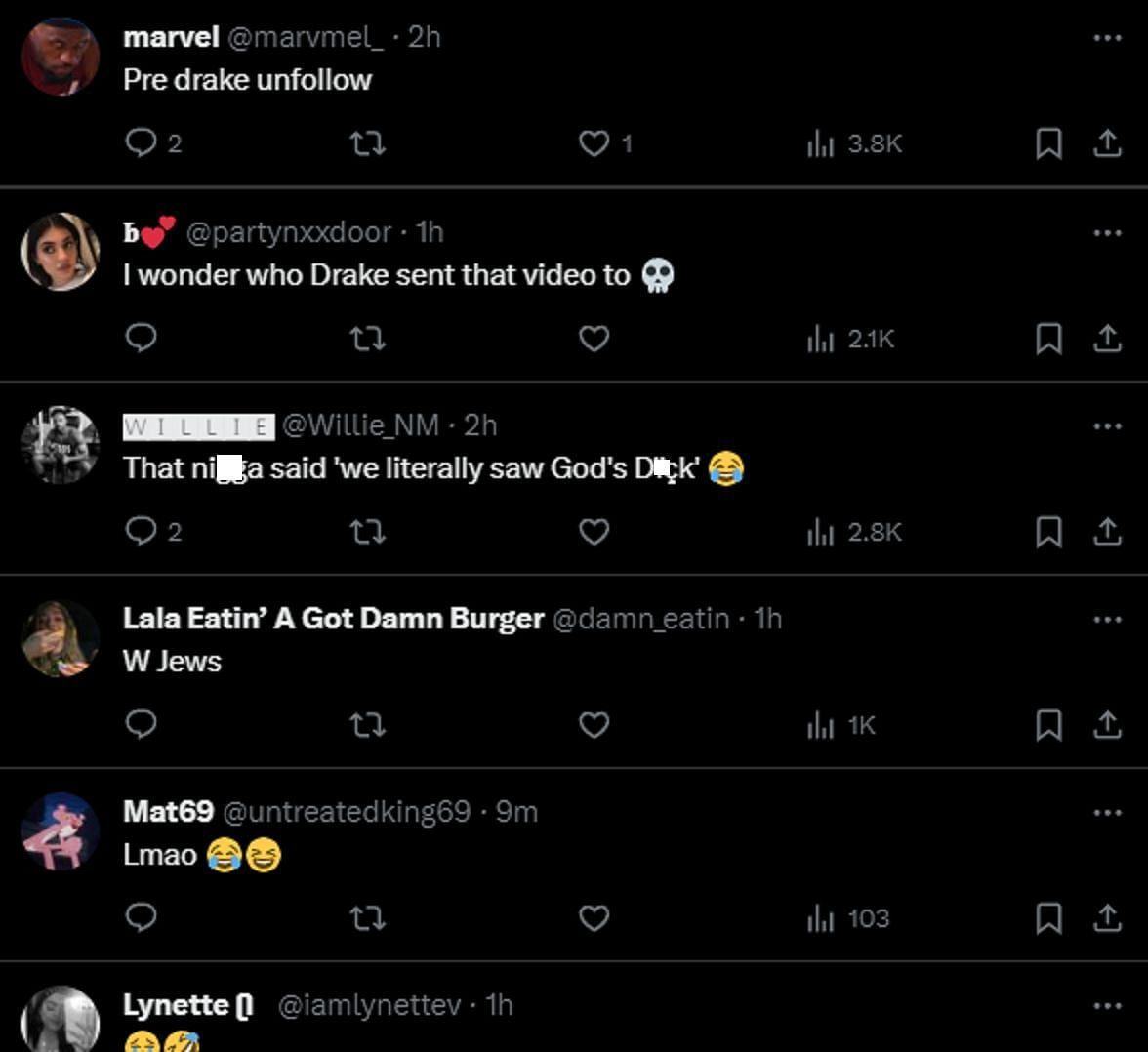 Fans react to the viral clip (Image via X)