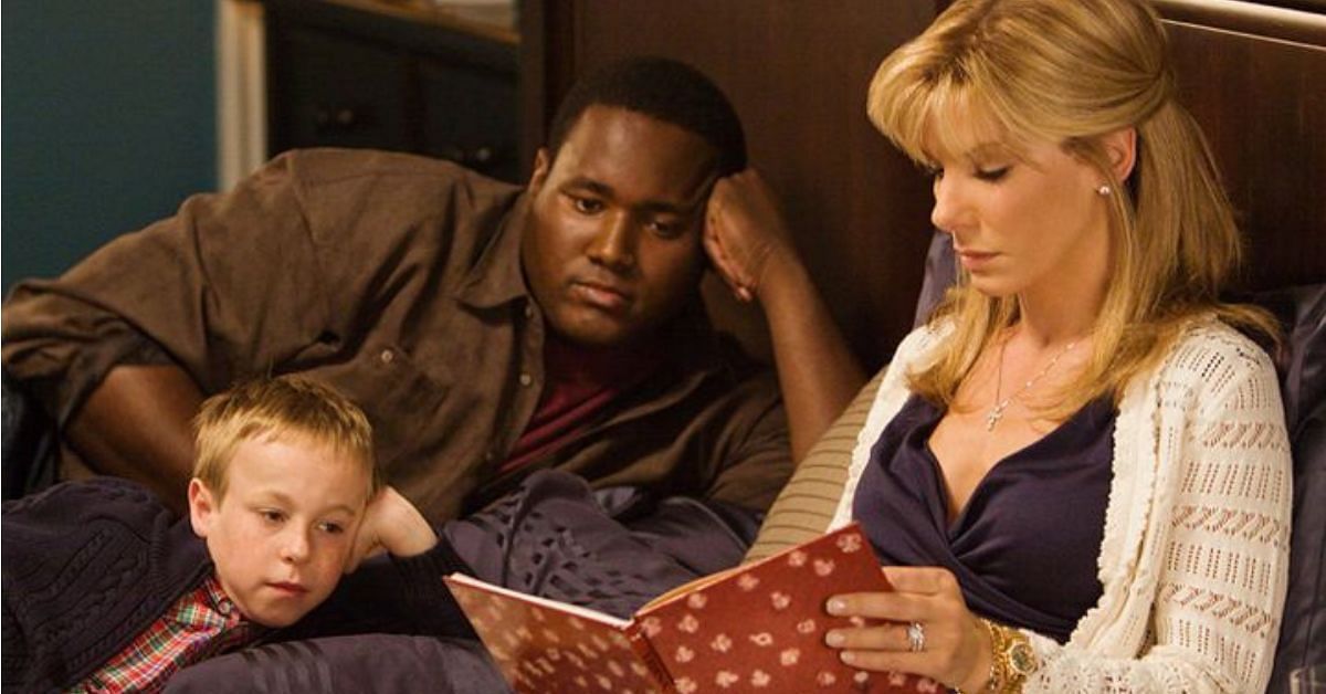 Sandra Bullock, Jae Head, and Quinton Aaron in The Blind Side (2009)