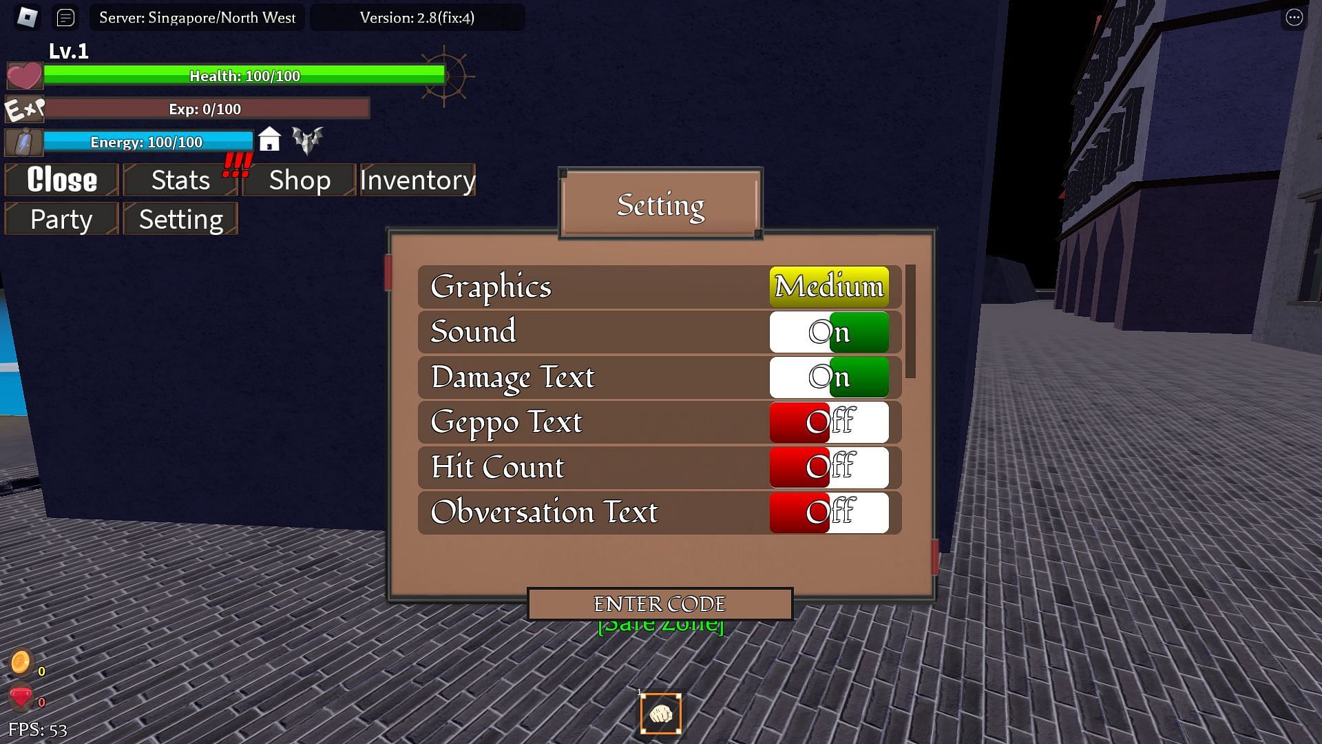 Active codes for Master Pirate (Image via Roblox)