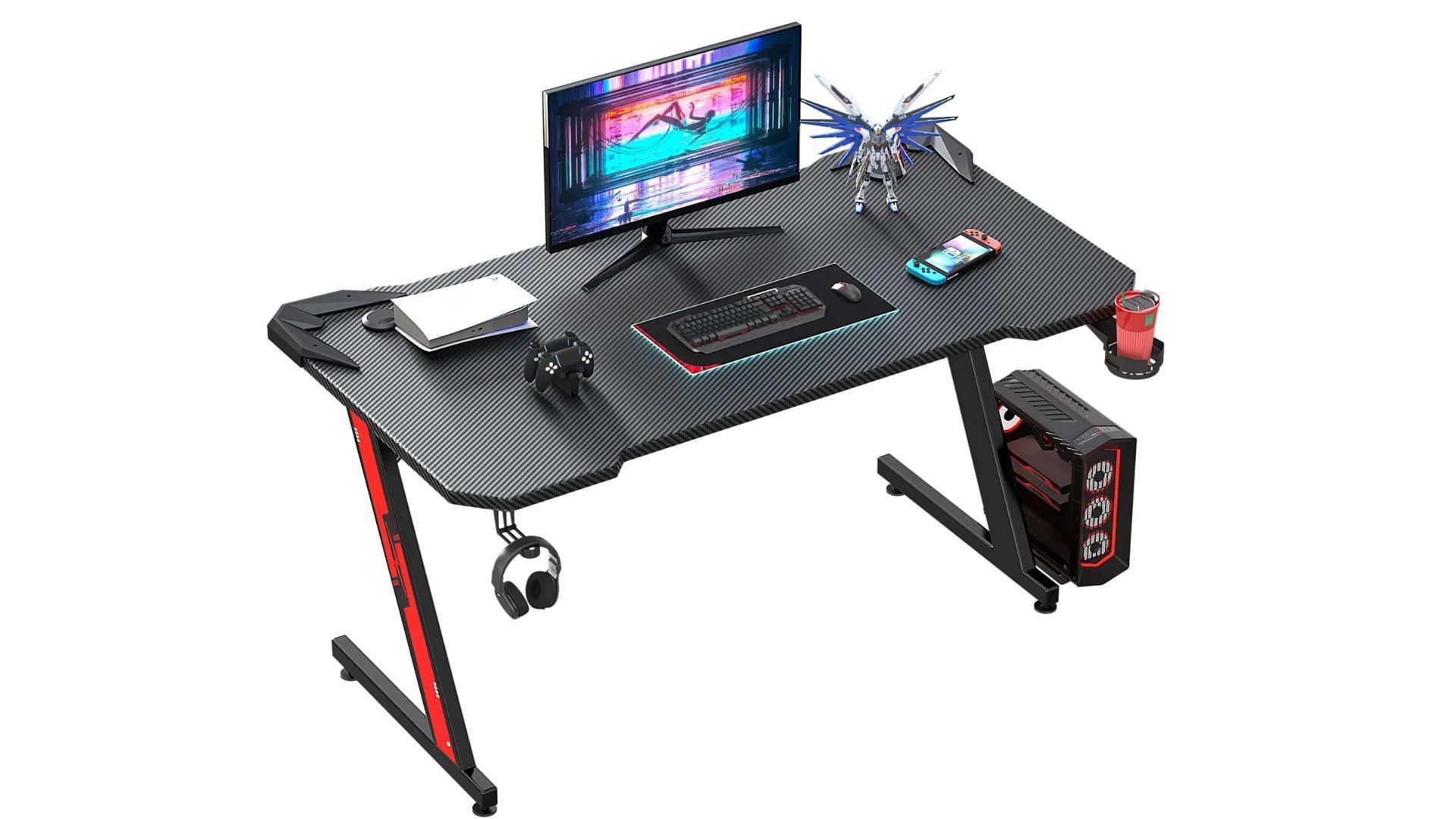 One of the cheapest gaming desks (Image via Homall)