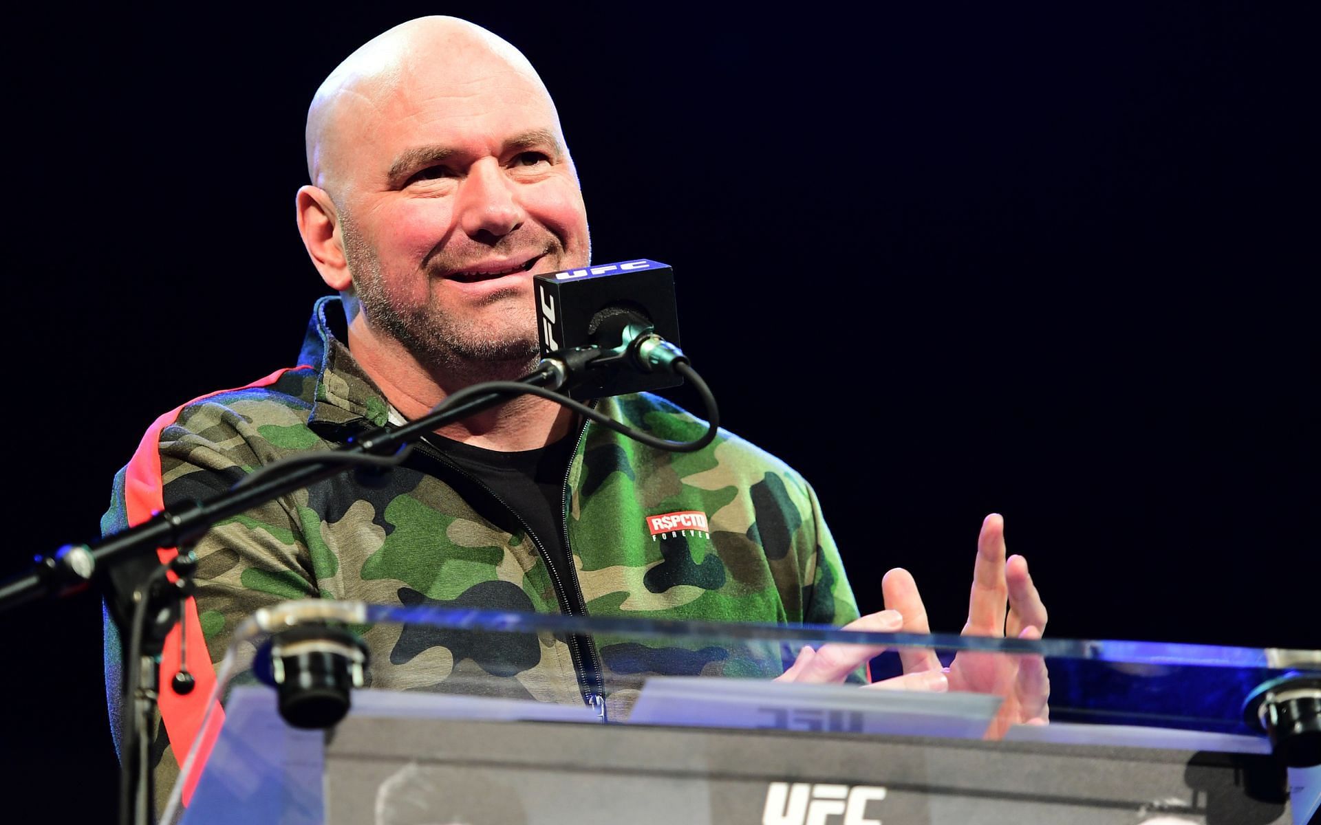 A former UFC champion has received plaudits from UFC CEO Dana White (inset) [Image courtesy: Getty Images]