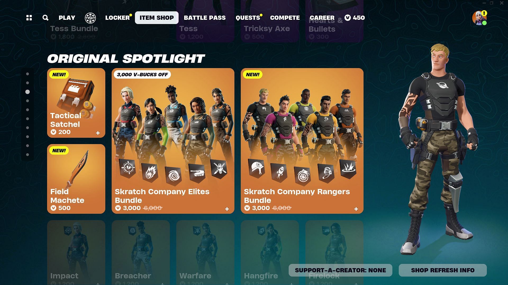 How to get Skratch Company Rangers Bundle in Fortnite (Image via Epic Games/Fortnite)