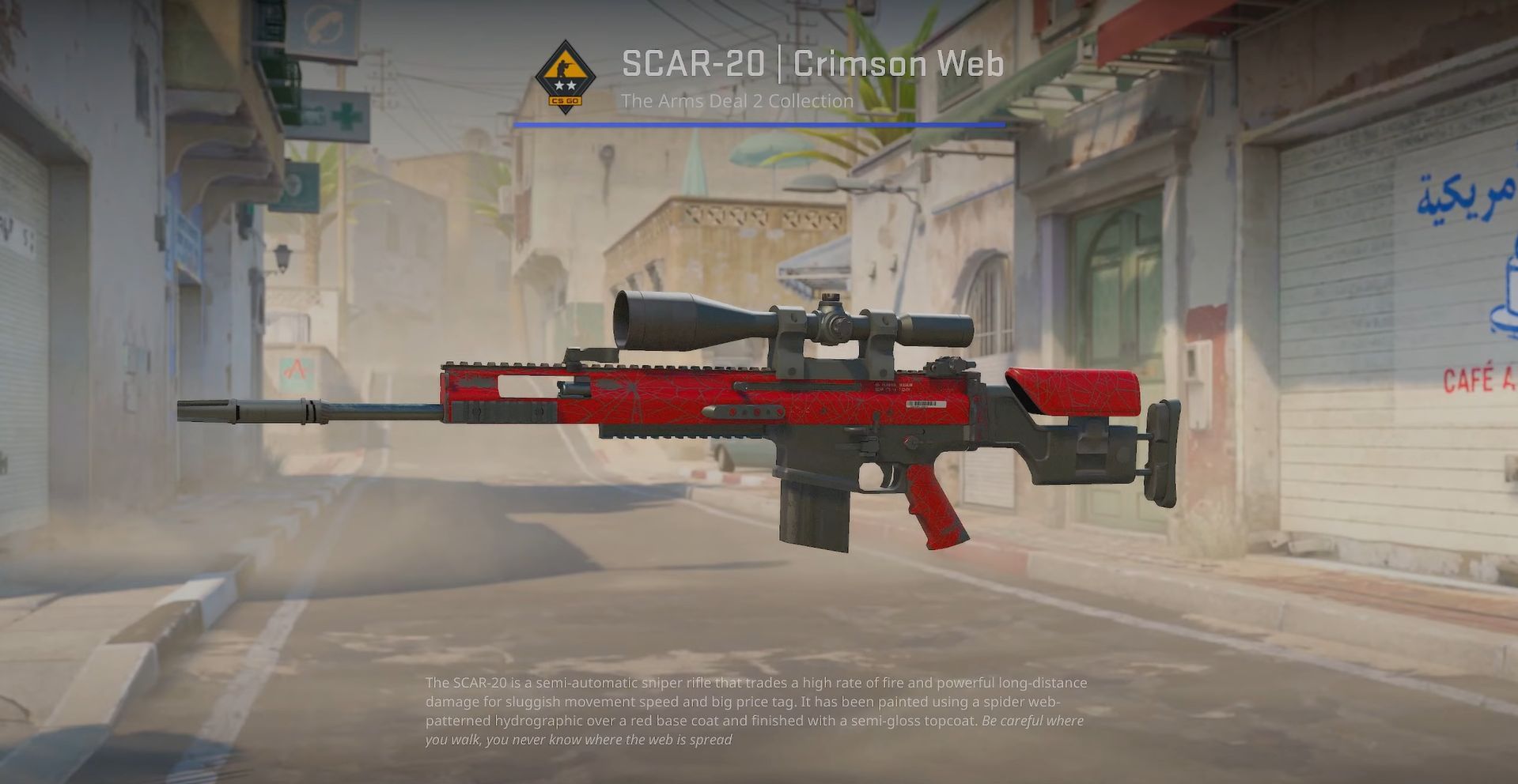 SCAR-20 Crimson Web (Image via Valve || YouTube/covernant)