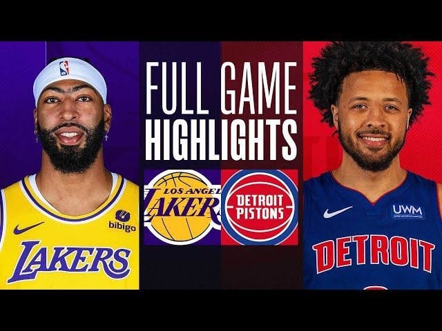 How To Watch LA Lakers Vs Detroit Pistons NBA Basketball Game Tonight 3811a 1920 