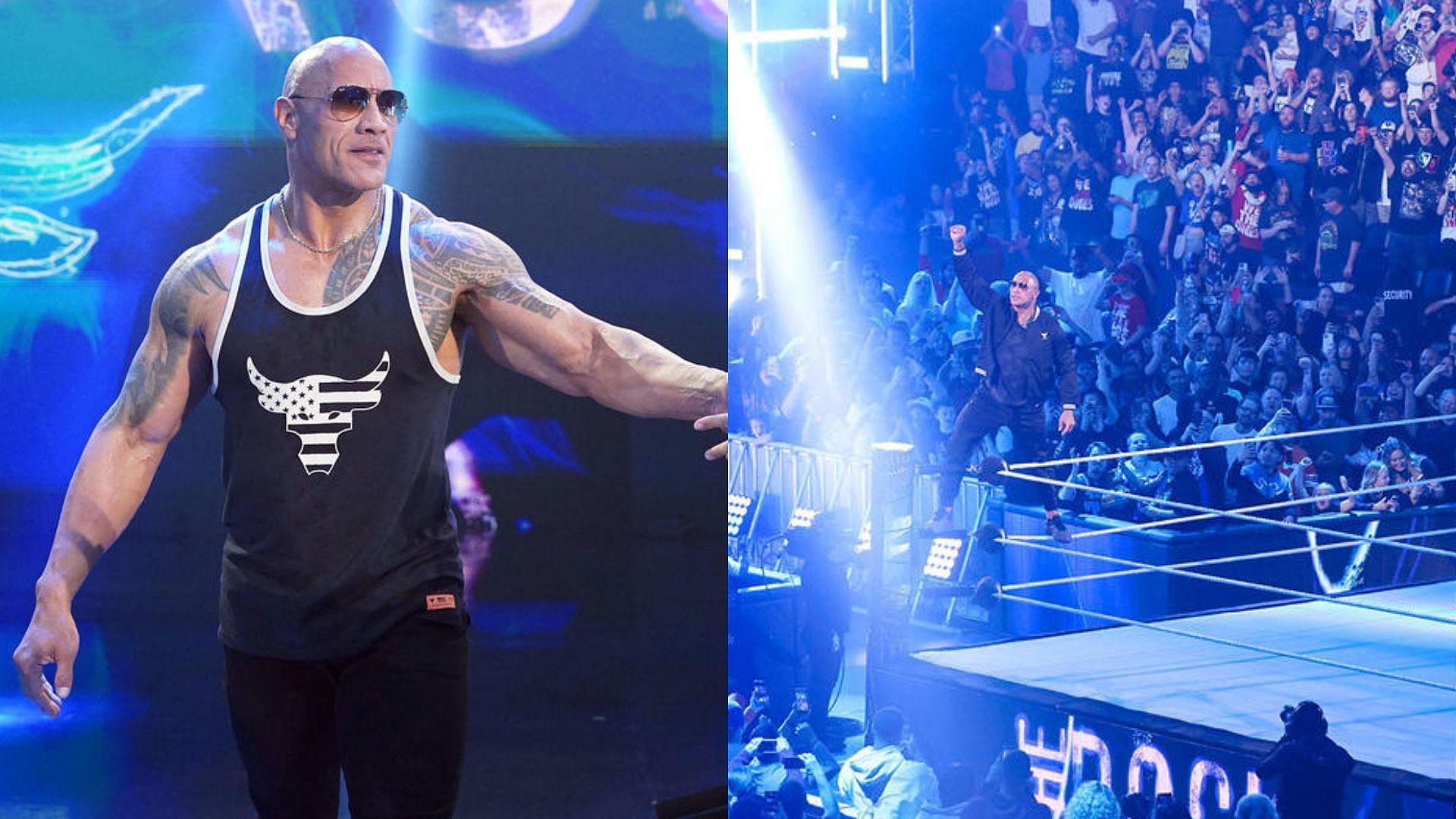 The Rock returned to WWE in early 2023