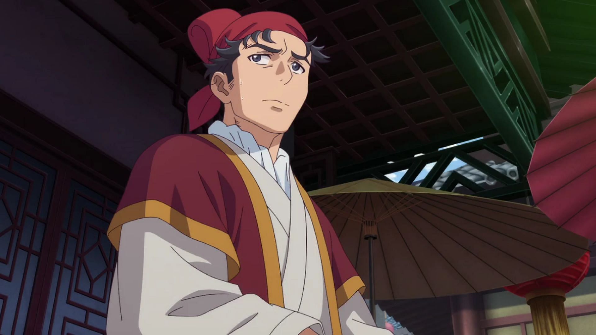 Lihaku as shown in the anime (Image via TOHO Animation)