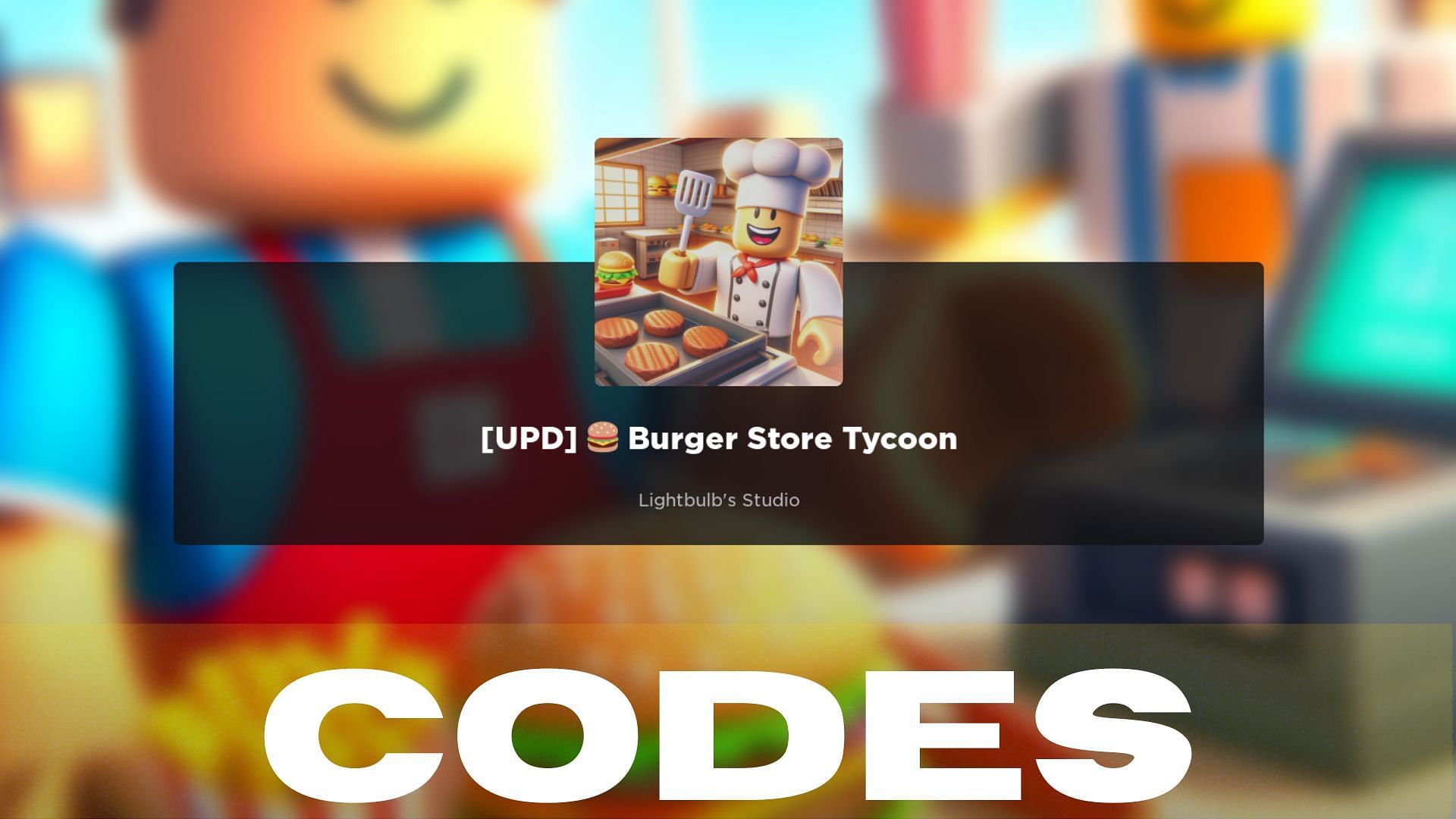 Burger Store Tycoon codes