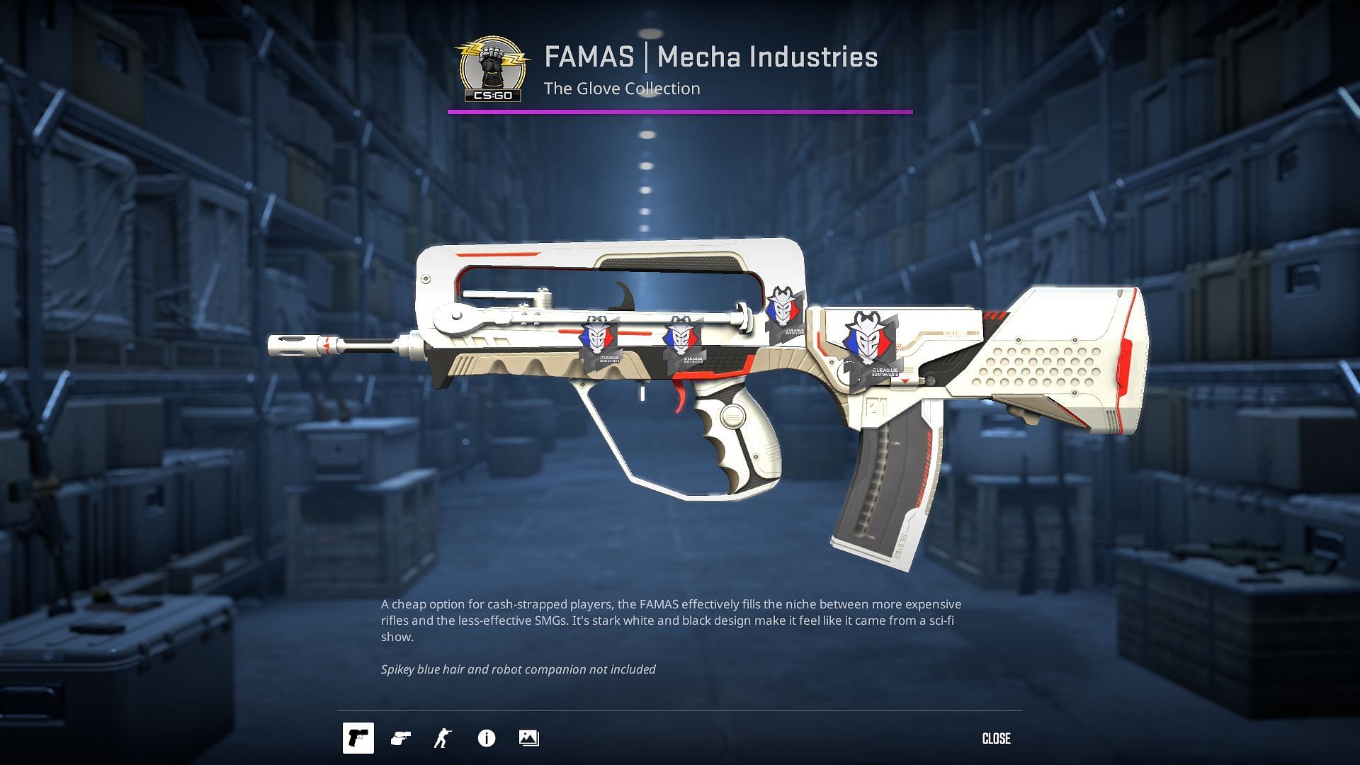 FAMAS Mecha Industries (Image via Valve)