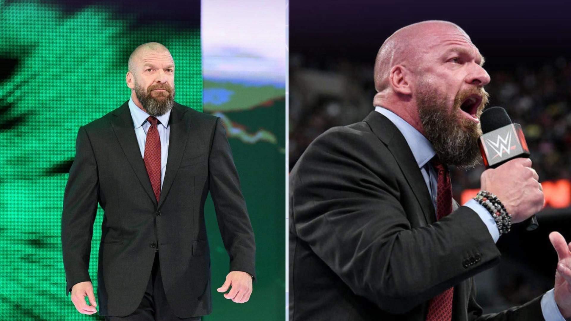 Triple H is the head of creative in WWE.
