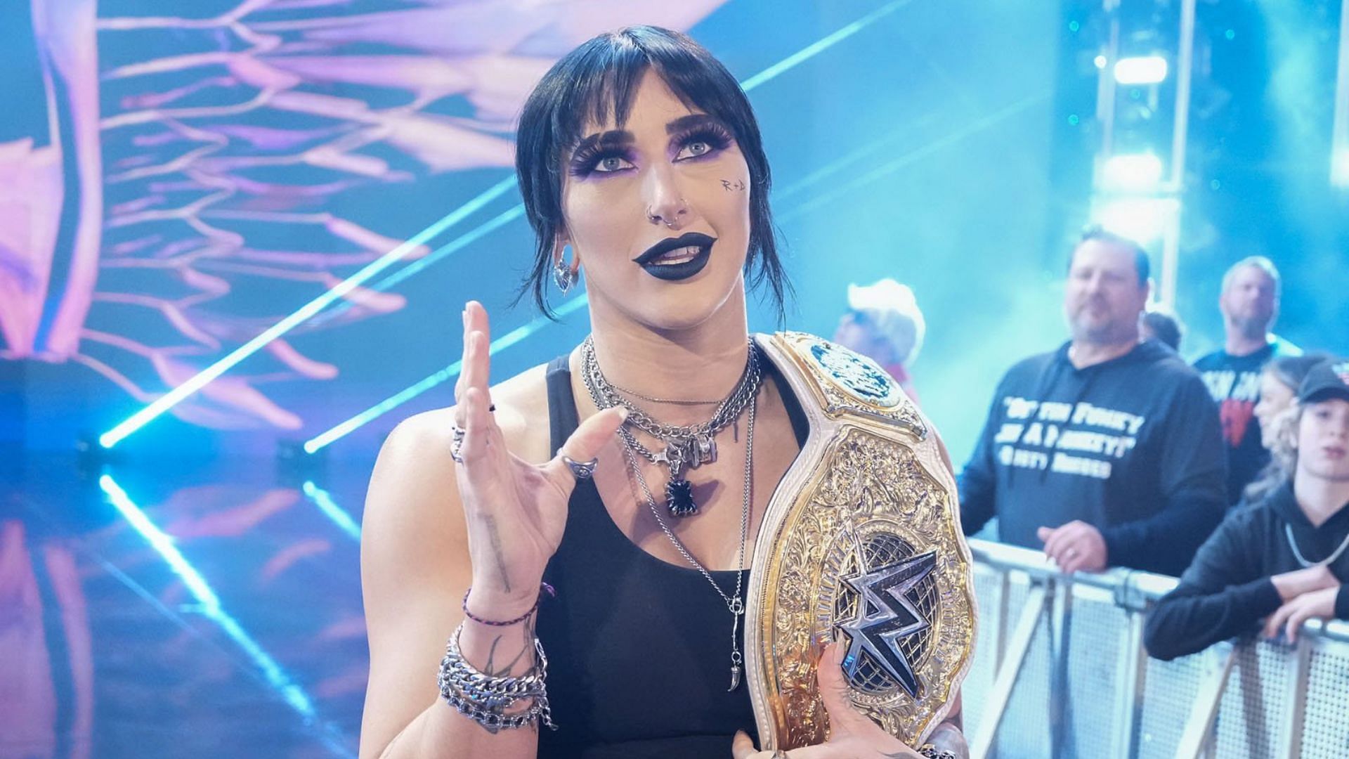 Rhea Ripley is a member of The Judgment Day.