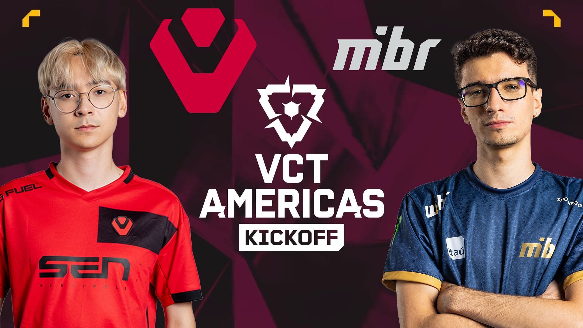 Sentinels vs MIBR at VCT Americas Kickoff (Image via Riot Games, Sentinels and MIBR)