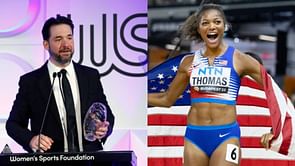 Gabby Thomas responds to Serena Williams' husband, Alexis Ohanian's random race challenge