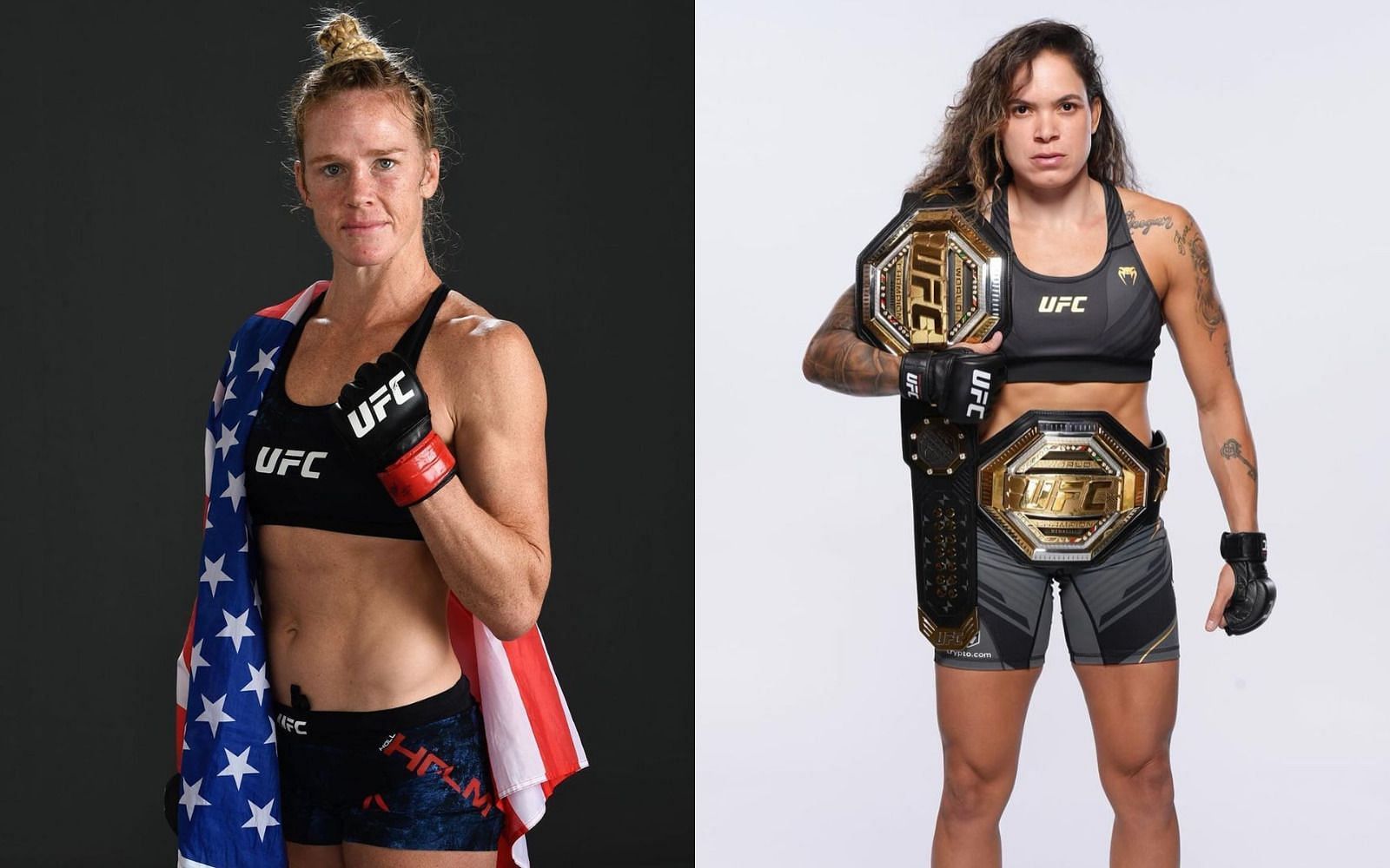 Holly Holm (left) is prepared to welcome back Amanda Nunes (right) from her retirement [Image via: @hollyholm and @amanda_leoa on Instagram]