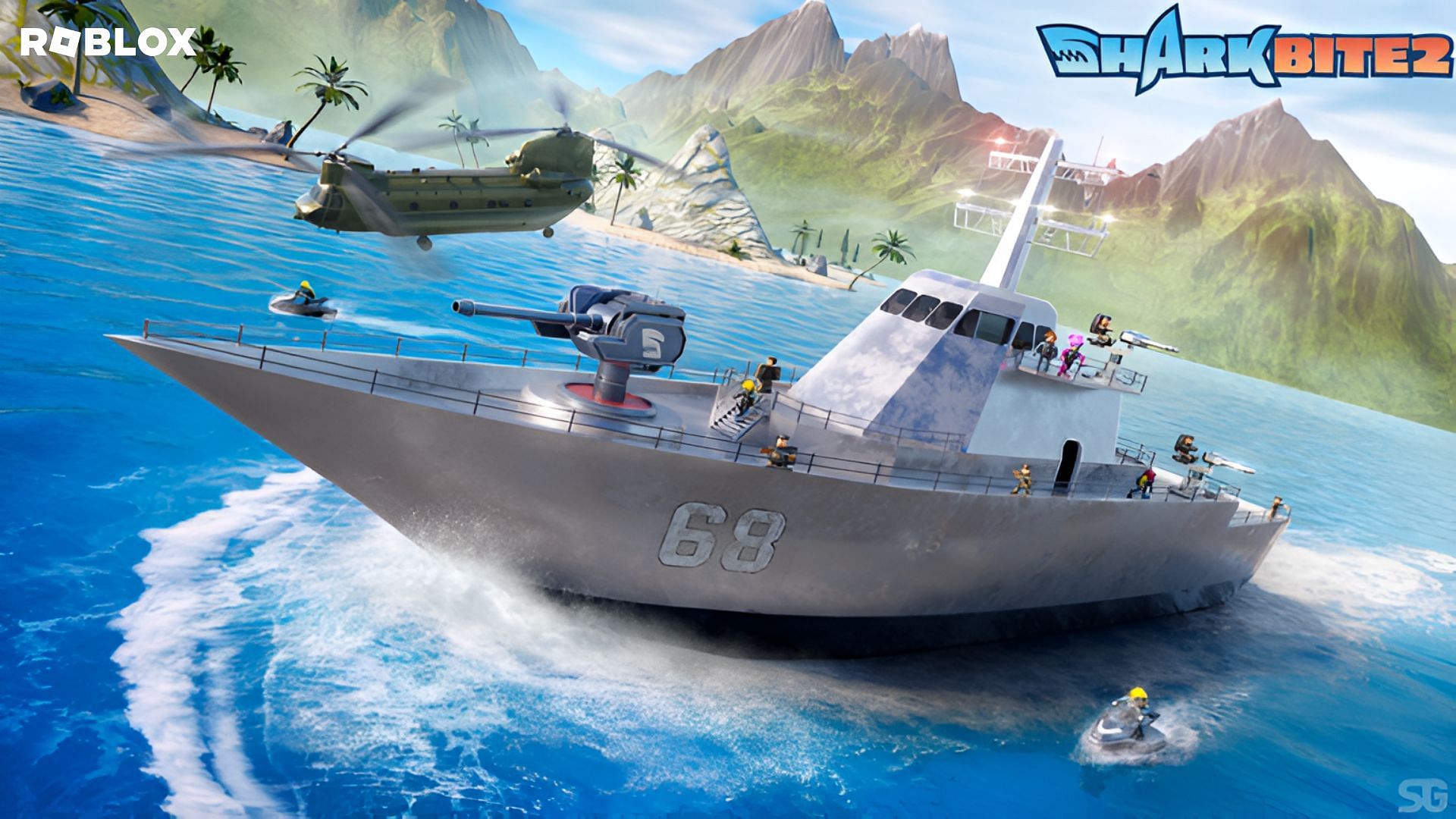 What are the codes in Sharkbite 2 about? (Image via Roblox)