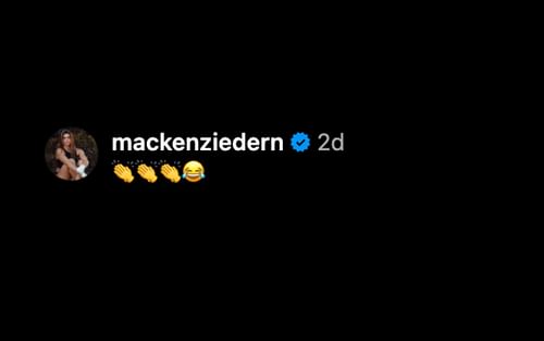 Mackenzie Dern's comment on ESPNMMA's post.