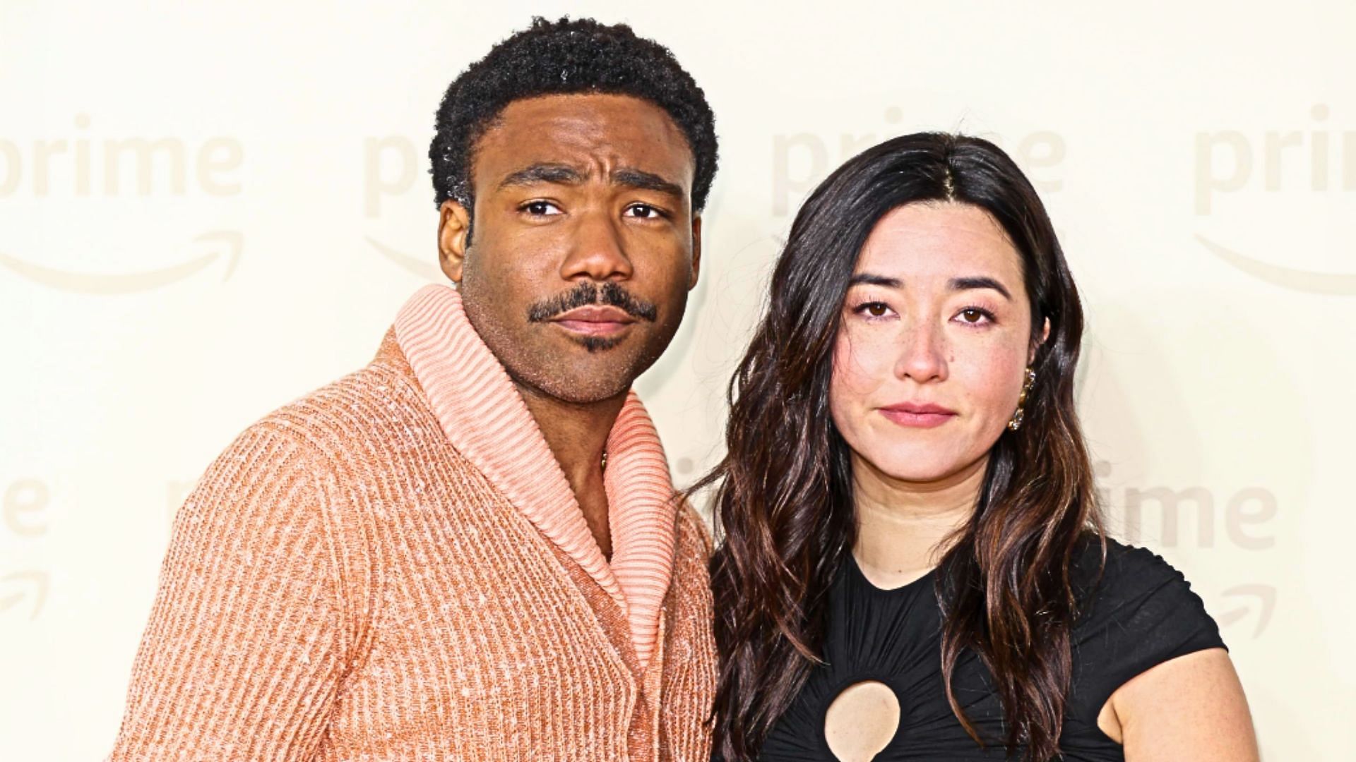 Lead actors Maya Erskine and Donald Glover (Image via Mike Marsland)