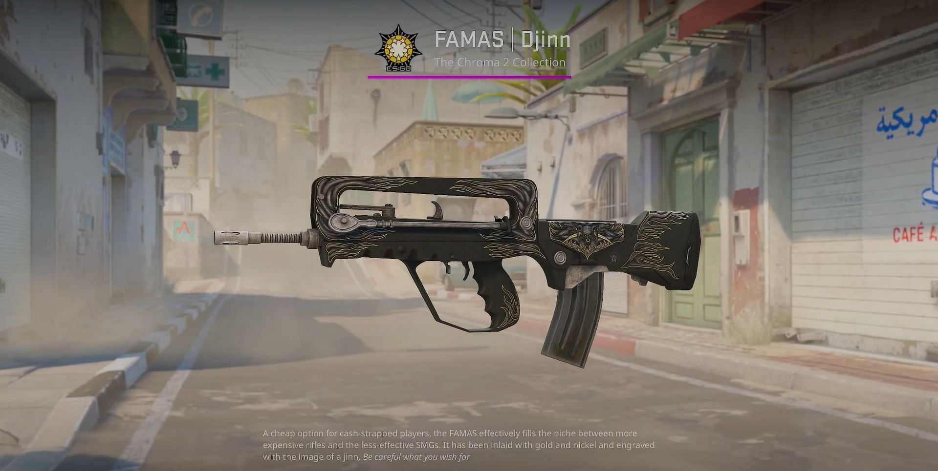 FAMAS Djinn (Image via Valve || YouTube/covernant)