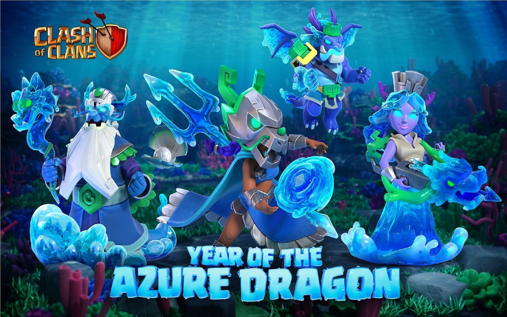 Supercell Pays tribute to the lore of the Azure Dragon (Image via Supercell)