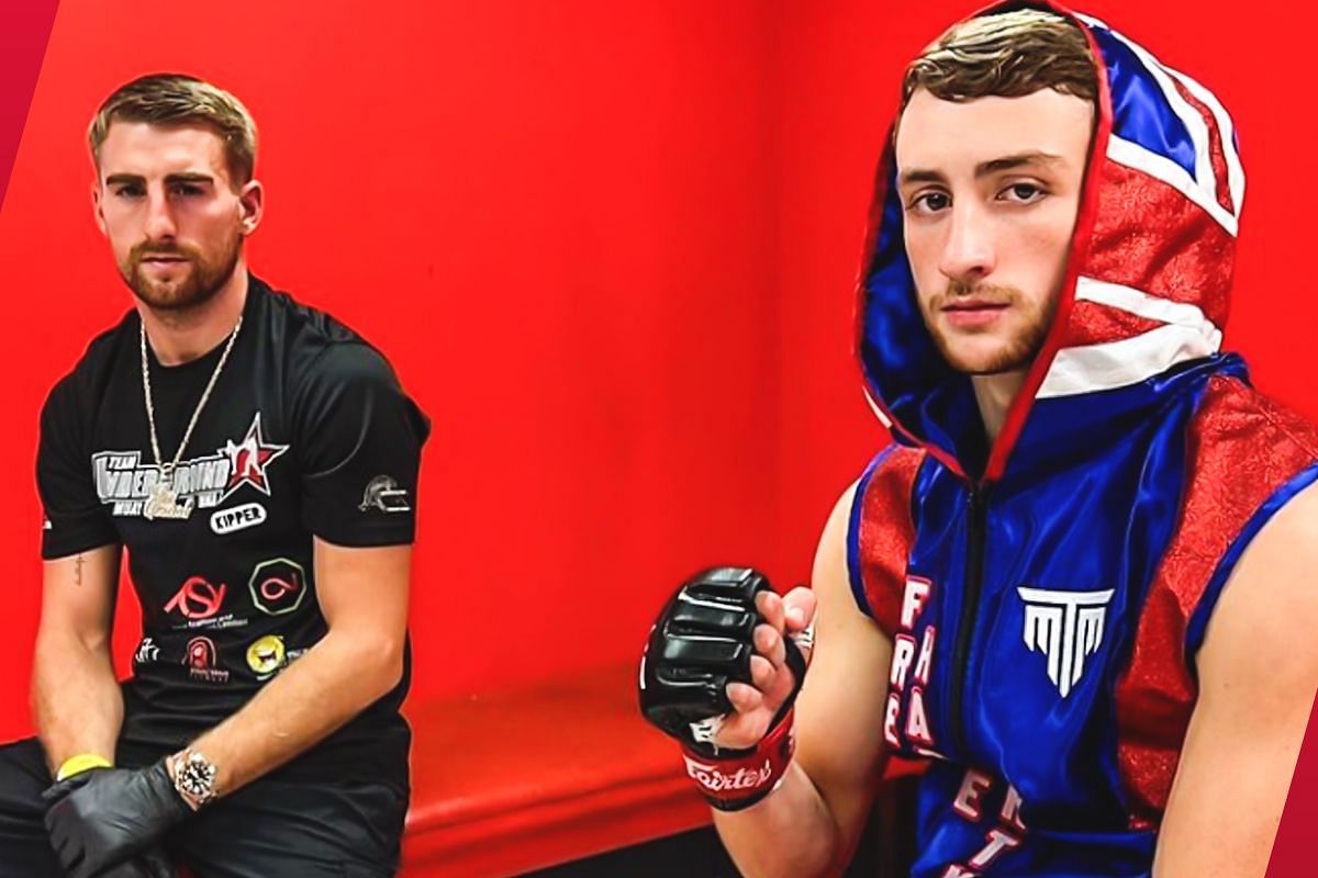 Freddie Haggerty (R) said the pressure that comes from being a brother to double ONE world champion Jonathan Haggerty (L) serves as motivation for him. -- Photo by ONE Championship