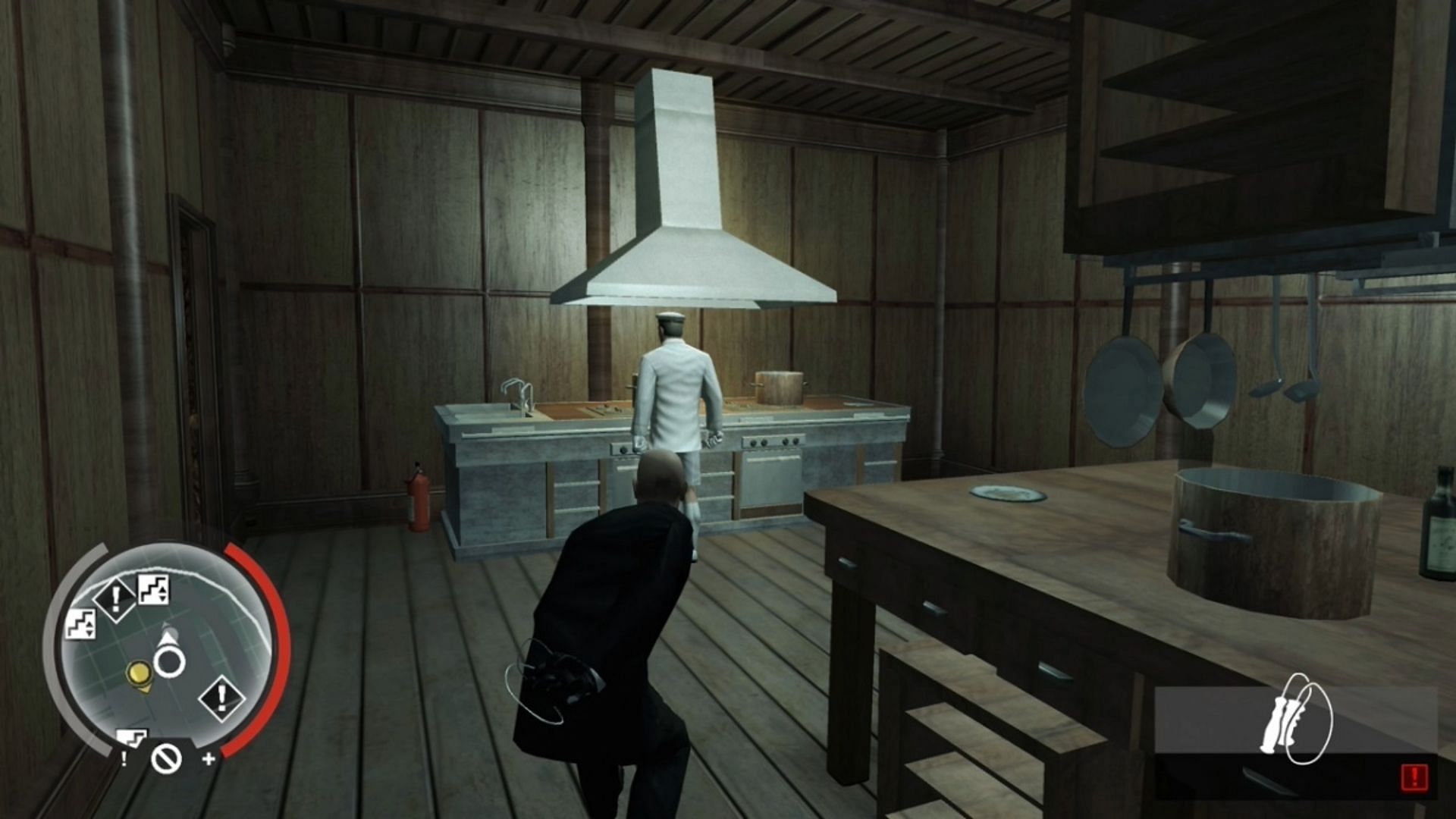 The moment-to-moment stealth gameplay still holds up quite well (Image via Feral Interactive)
