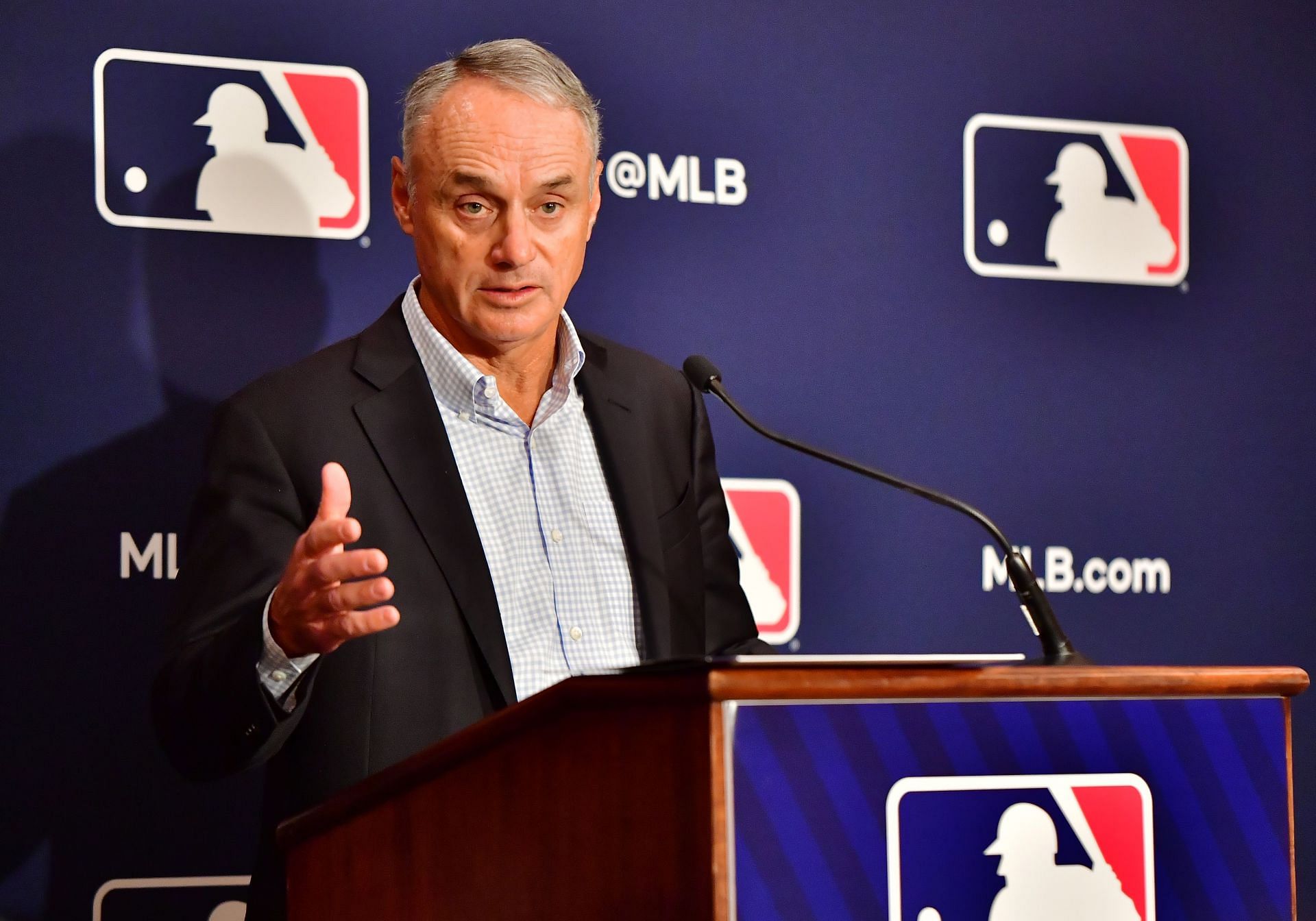 MLB Commissioner Rob Manfred (Image via Getty)