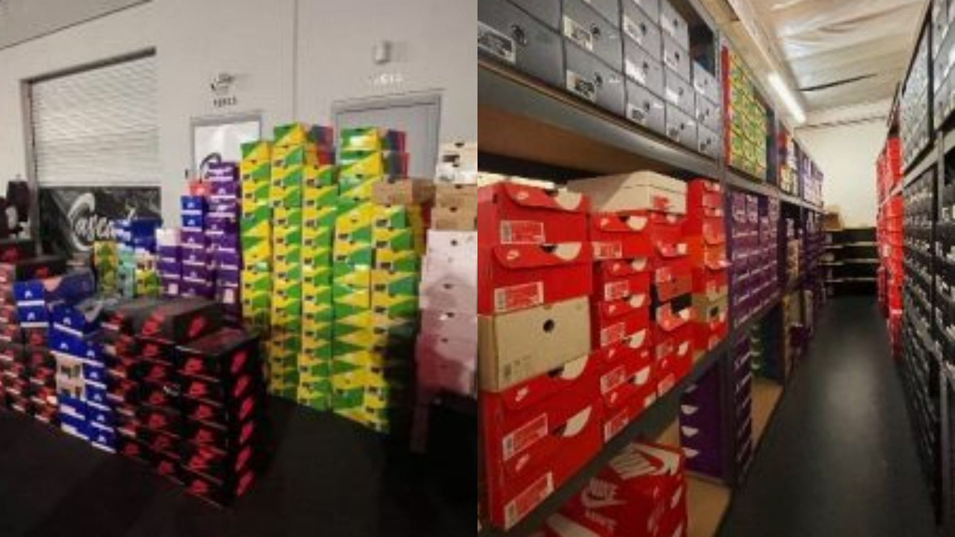 $5 million worth of stolen Nike products recovered in a LA warehouse
