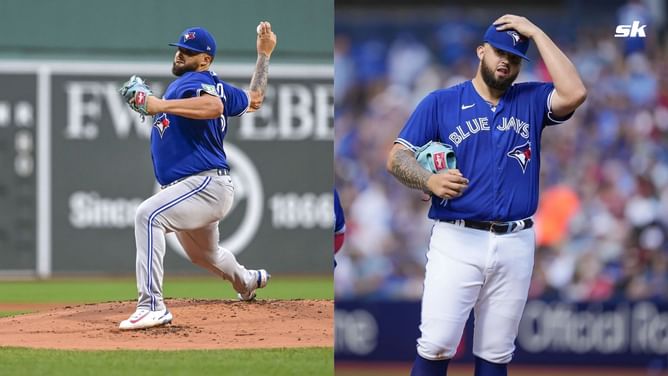 "He's got the yips" - Blue Jays fans distraught as All-Star Alek Manoah struggles in Spring Training debut