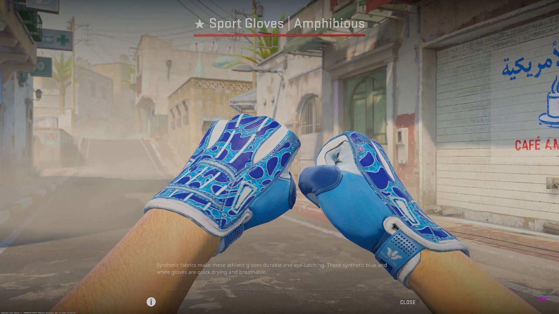 Sport Gloves | Amphibious (Image via Valve || YouTube/covernant)